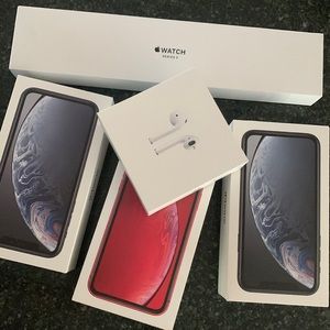 Lot of 5 Apple iPhone cellular cell phone watch airpod earbuds empty boxes